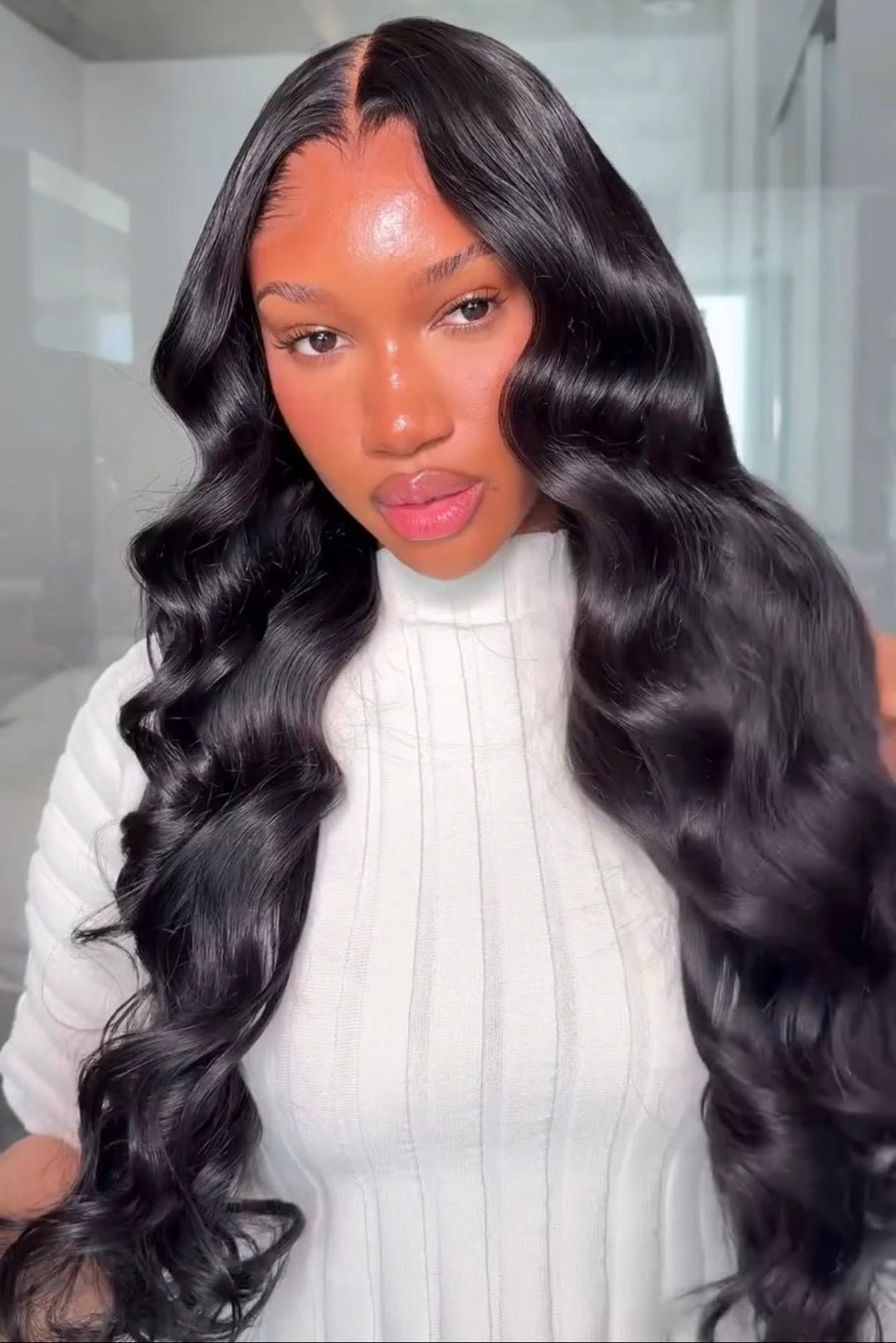 Body wave frontal wig 
