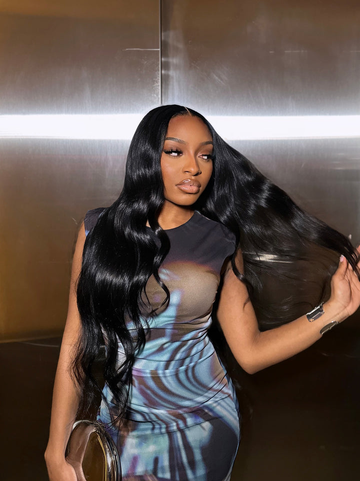 Body Wave Wig Jet Black