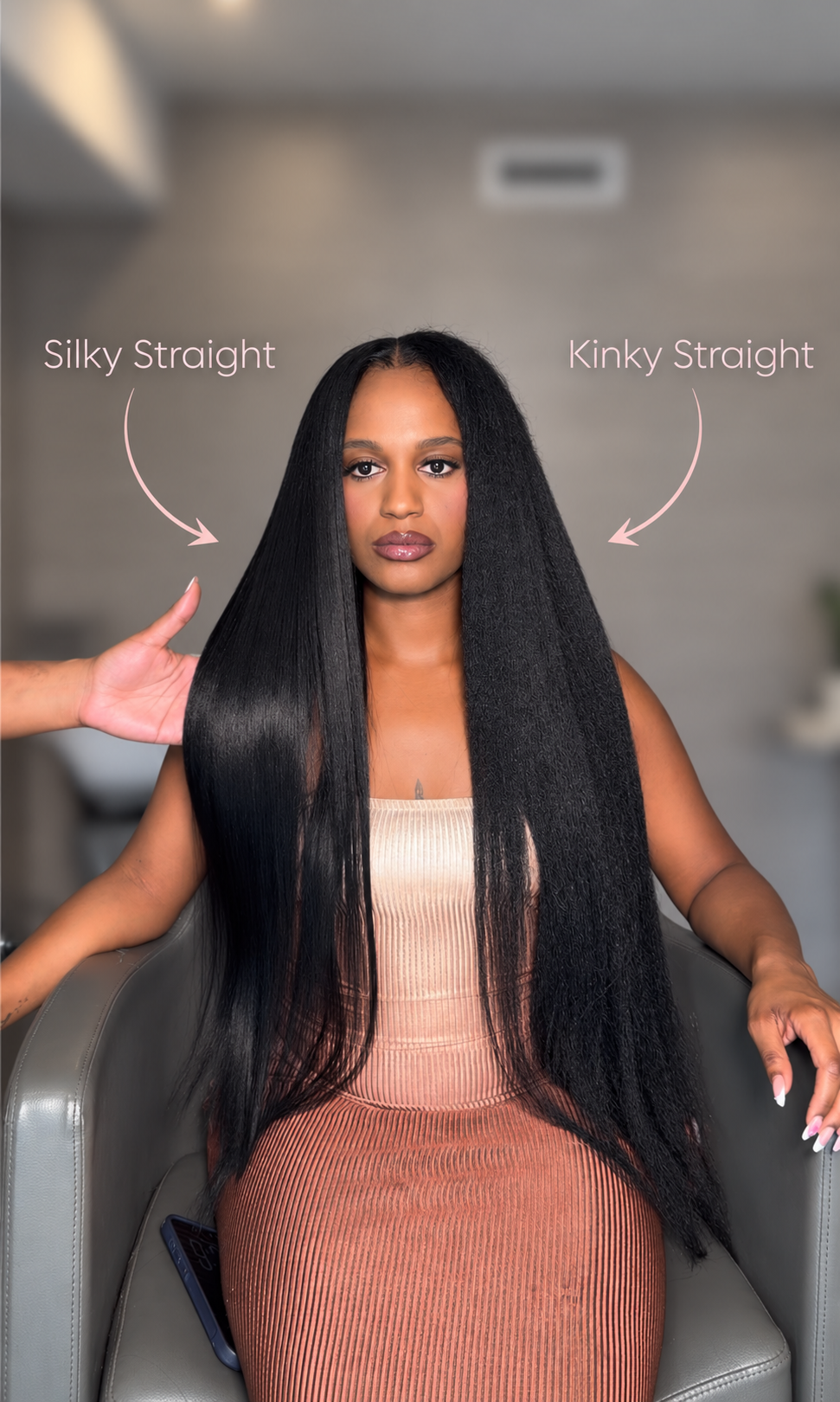 FIJI KINKY STRAIGHT CLIP-INS