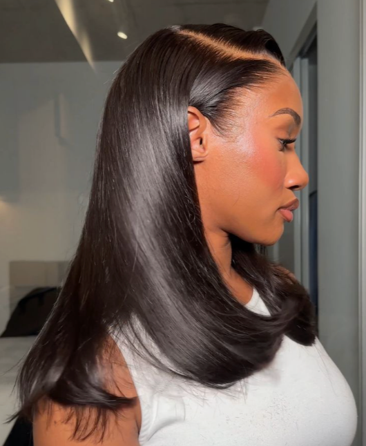Black Bob frontal HD wig