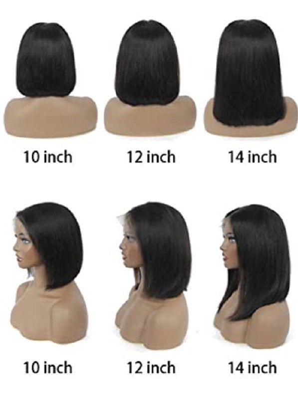 HD STRAIGHT CLOSURE BOB WIG Hair So Fab